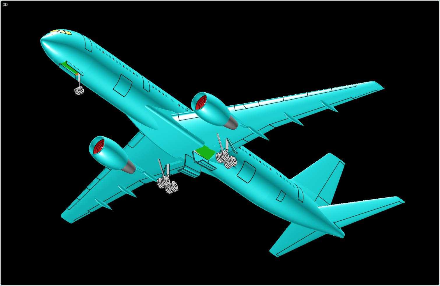 ����757-200�ɻ�ʵ��װ��ģ��