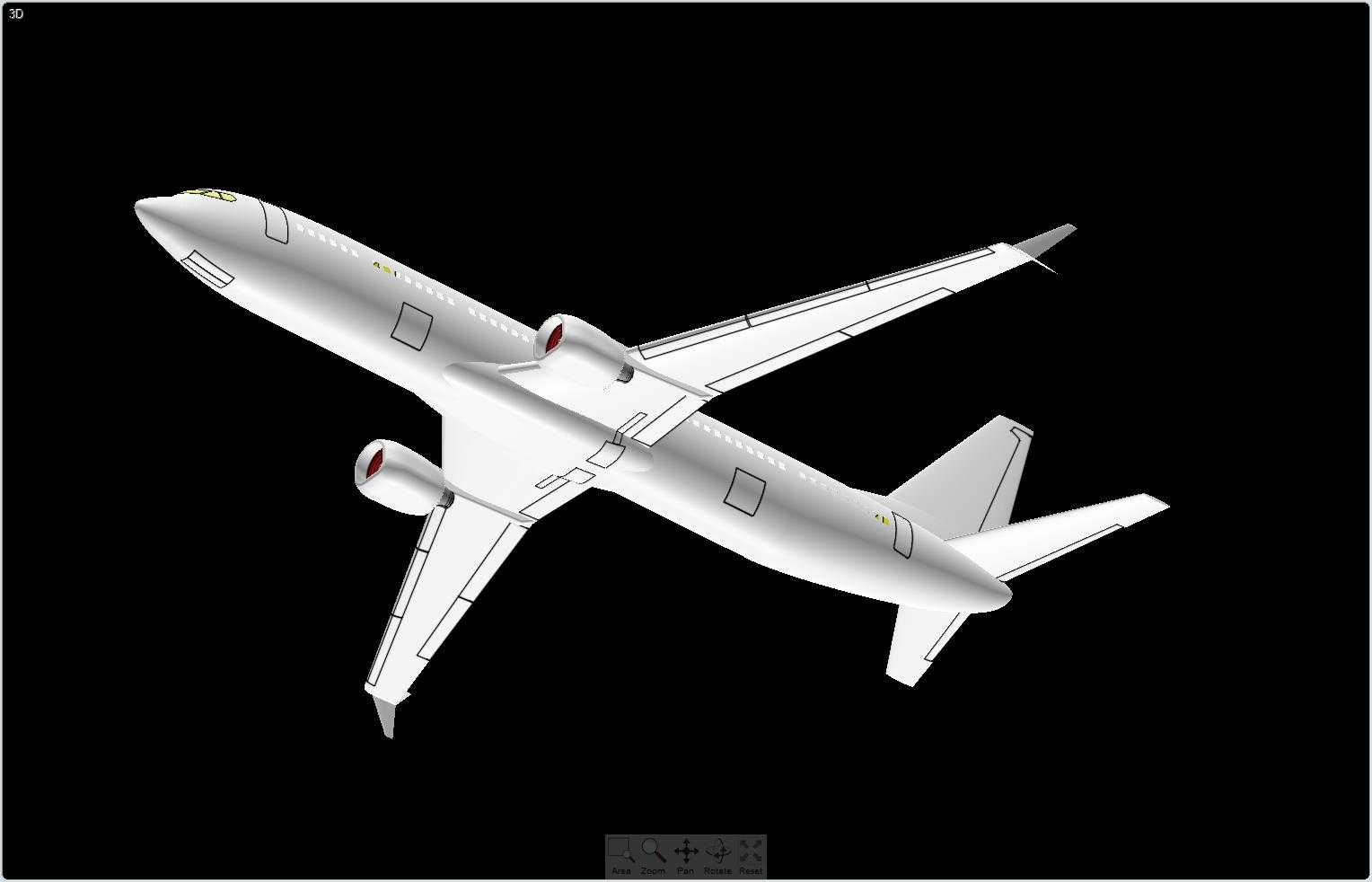 波音737Max-9(推测性)飞机实体装配模型