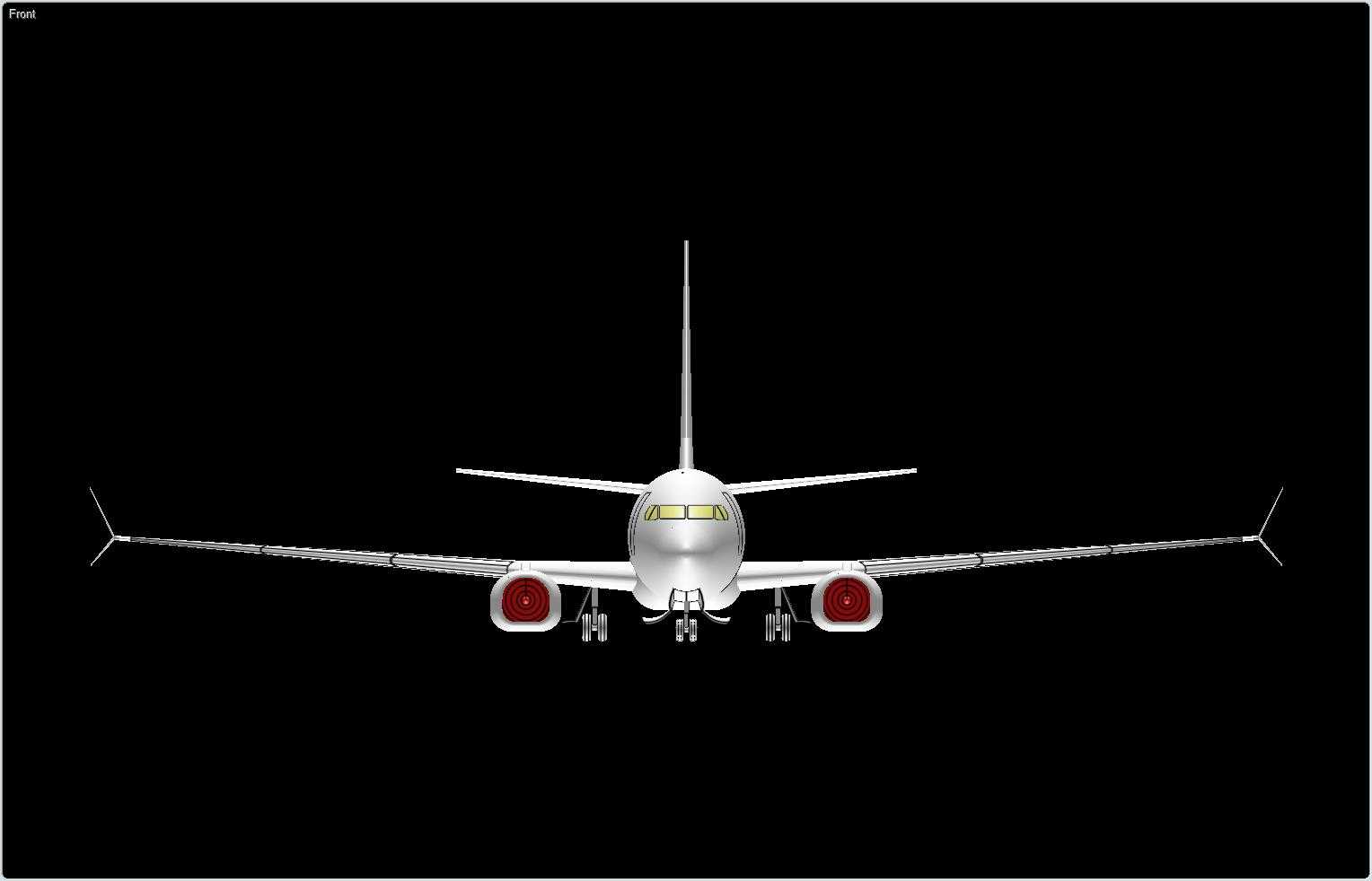 波音737Max-9(推测性)飞机实体装配模型