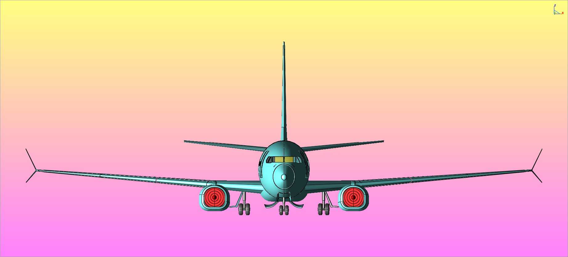 波音737Max-9(推测性)飞机实体装配模型