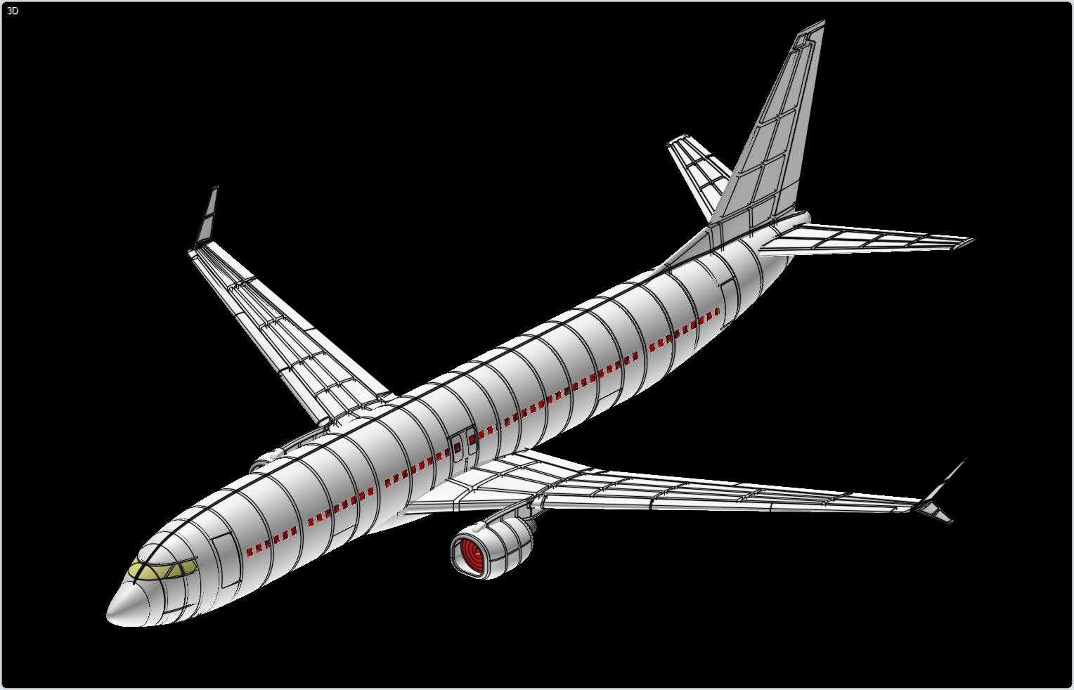 波音737Max-9(推测性)飞机实体装配模型