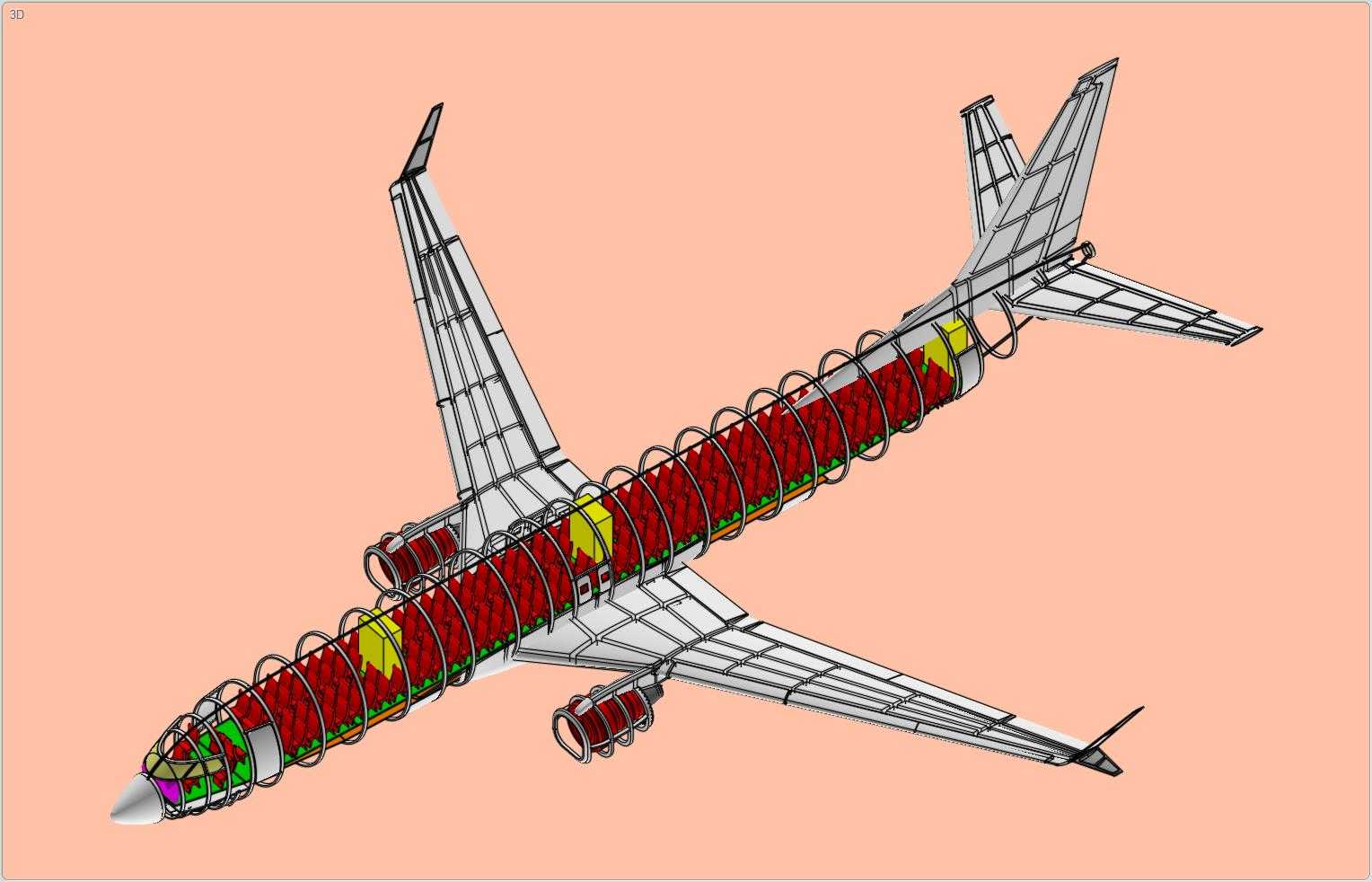 波音737Max-9(推测性)飞机实体装配模型