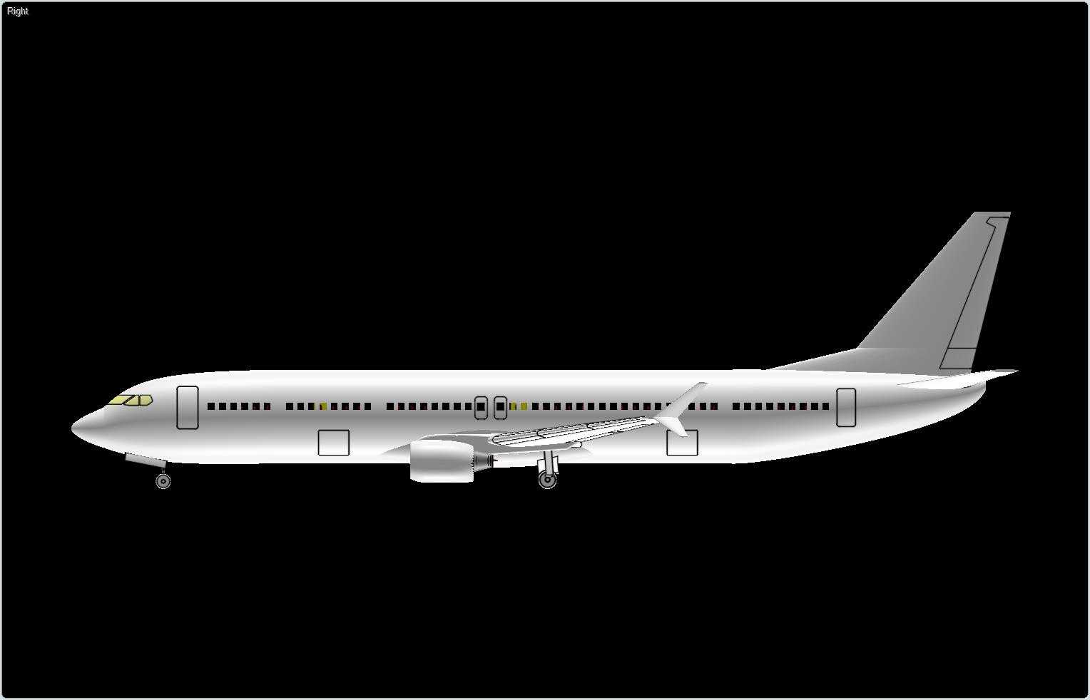 波音737Max-9(推测性)飞机实体装配模型