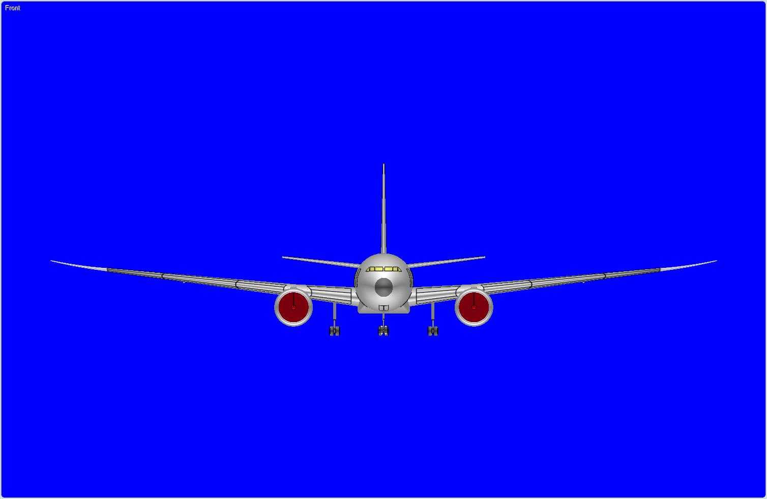 波音777X-9(推测性)飞机实体装配模型(更新)