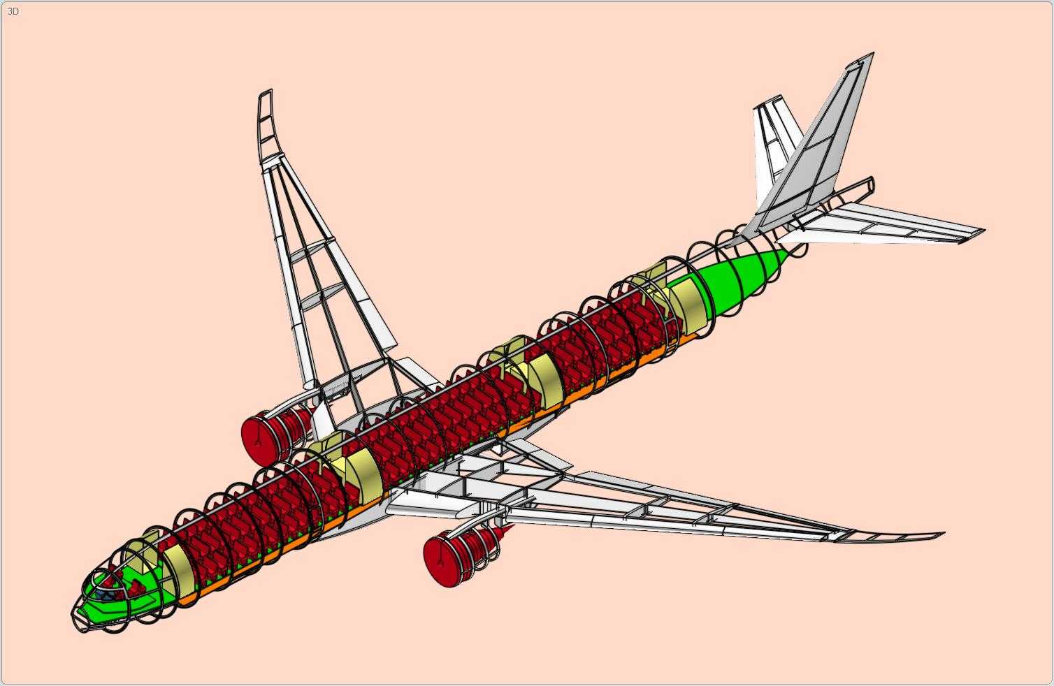 波音777X-9(推测性)飞机实体装配模型(更新)