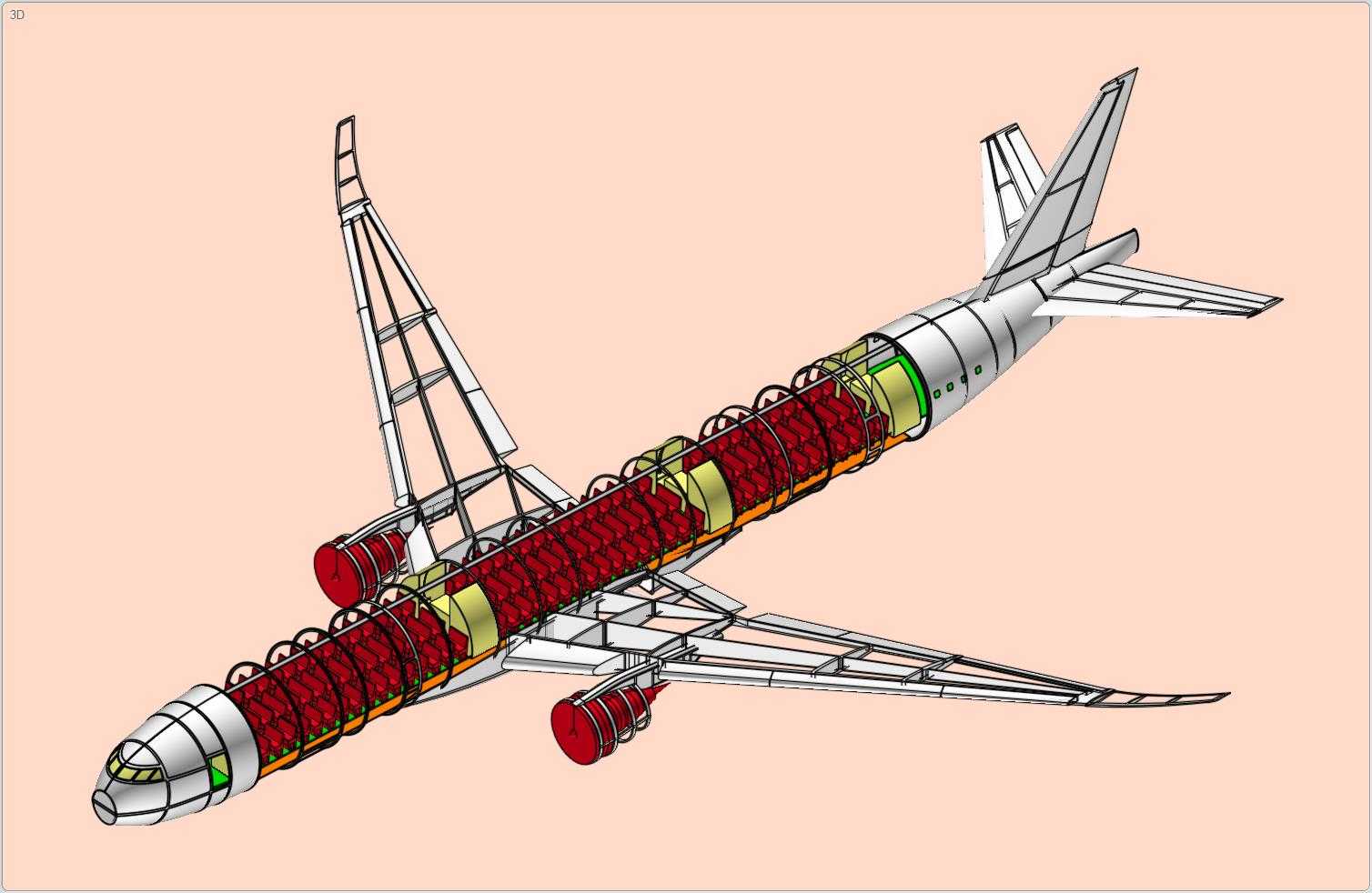 波音777X-9(推测性)飞机实体装配模型(更新)
