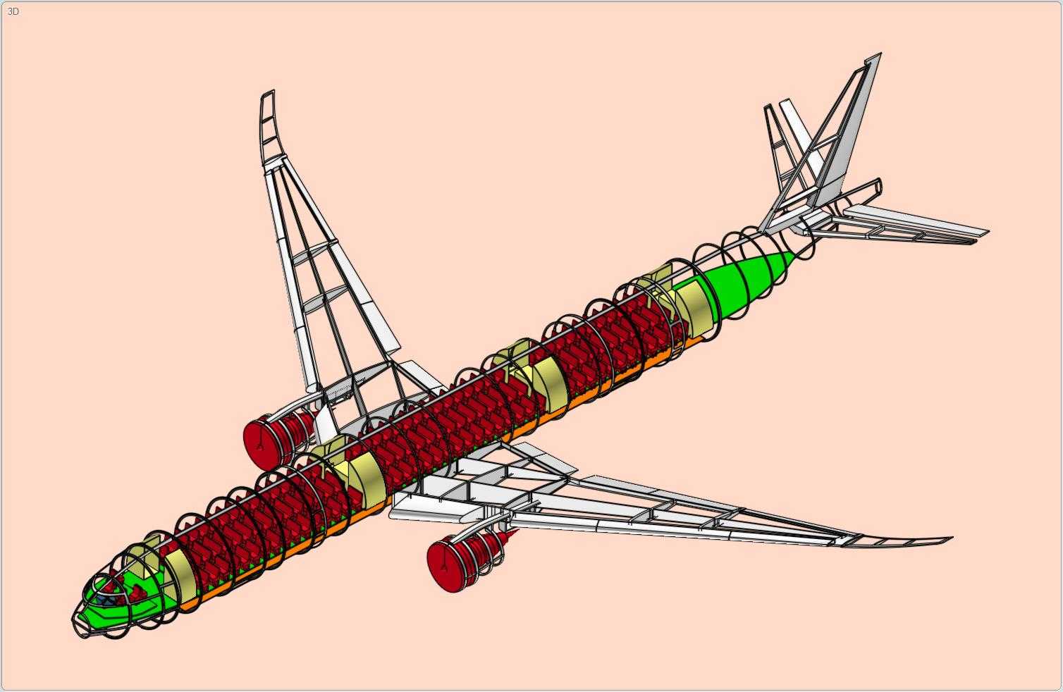 波音777X-9(推测性)飞机实体装配模型(更新)