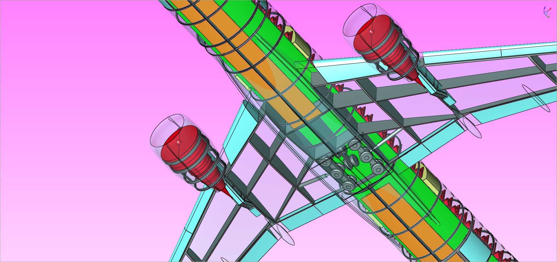 波音777X-9(推测性)飞机实体装配模型(更新)