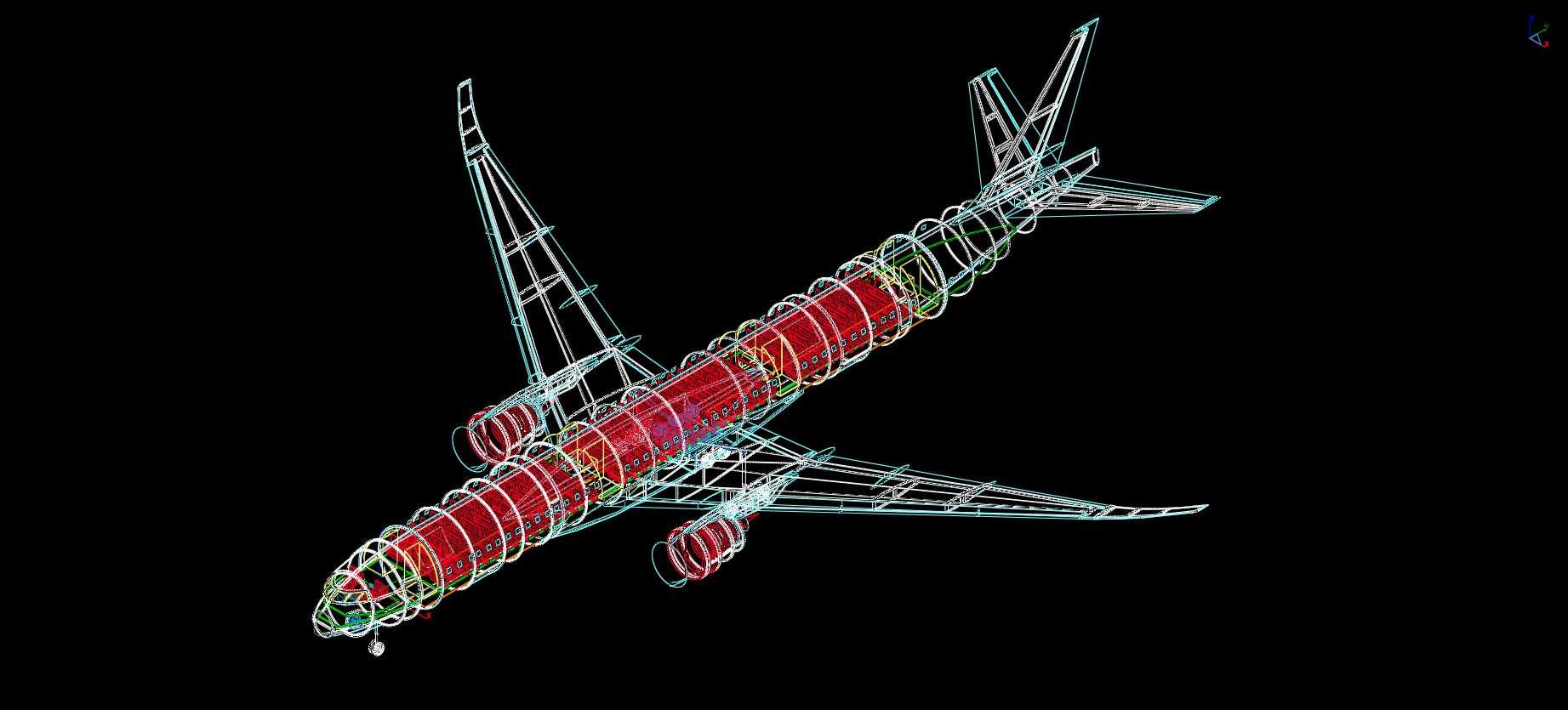 波音777X-9(推测性)飞机实体装配模型(更新)