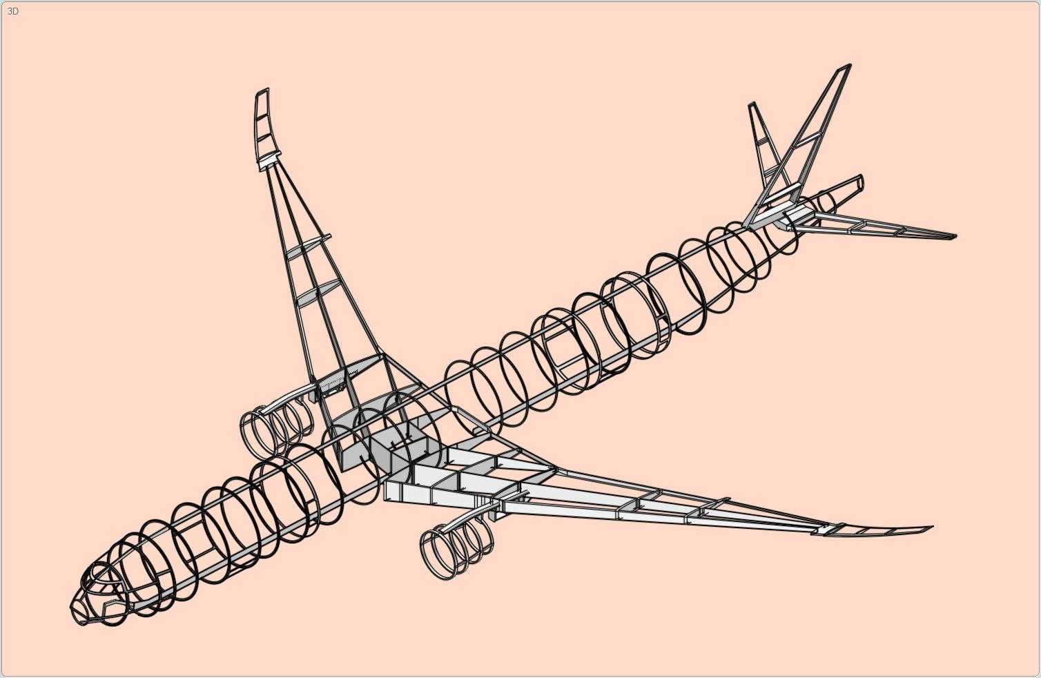 波音777X-9(推测性)飞机实体装配模型(更新)