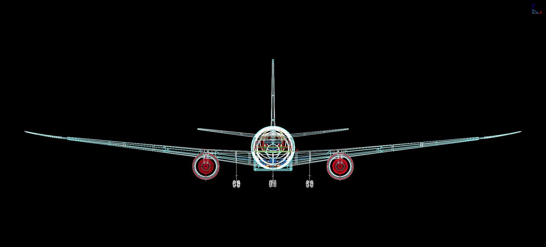 波音777X-9(推测性)飞机实体装配模型(更新)