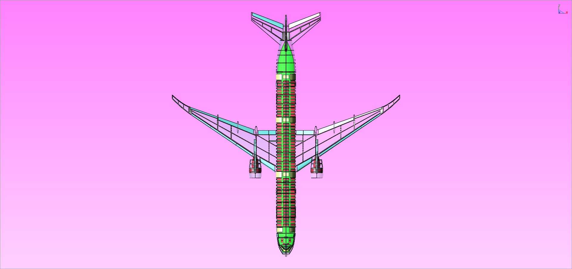 波音777X-9(推测性)飞机实体装配模型(更新)