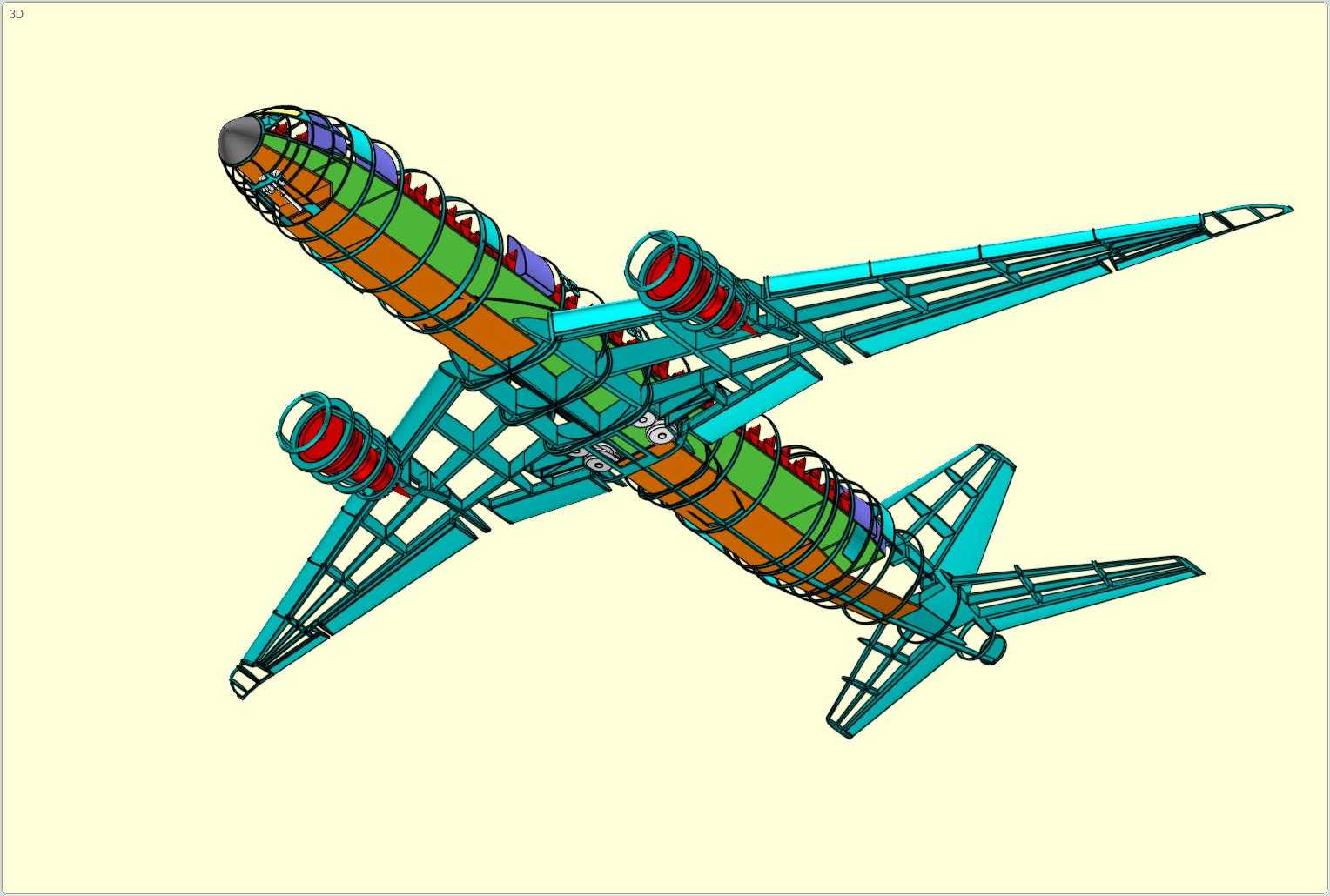 ����787-8�λ÷ɻ�ʵ��װ��ģ�ͣ����°棩