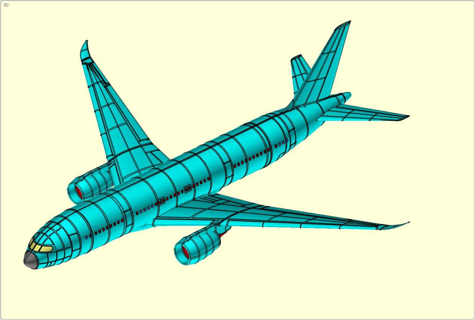 ����787-8�λ÷ɻ�ʵ��װ��ģ�ͣ����°棩