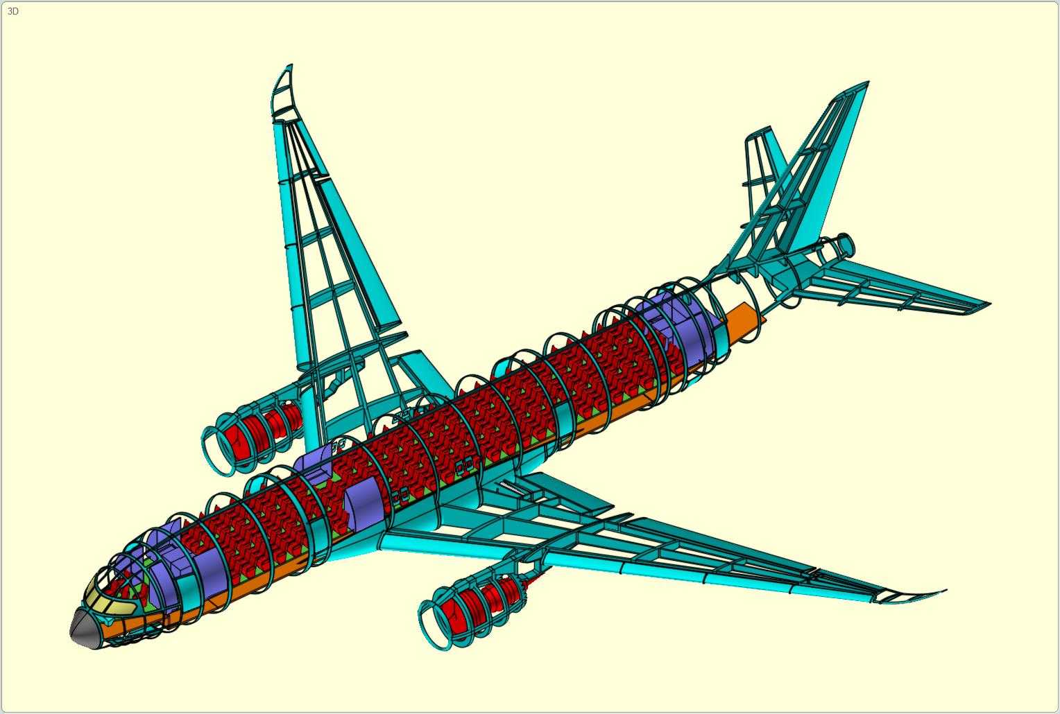 ����787-8�λ÷ɻ�ʵ��װ��ģ�ͣ����°棩