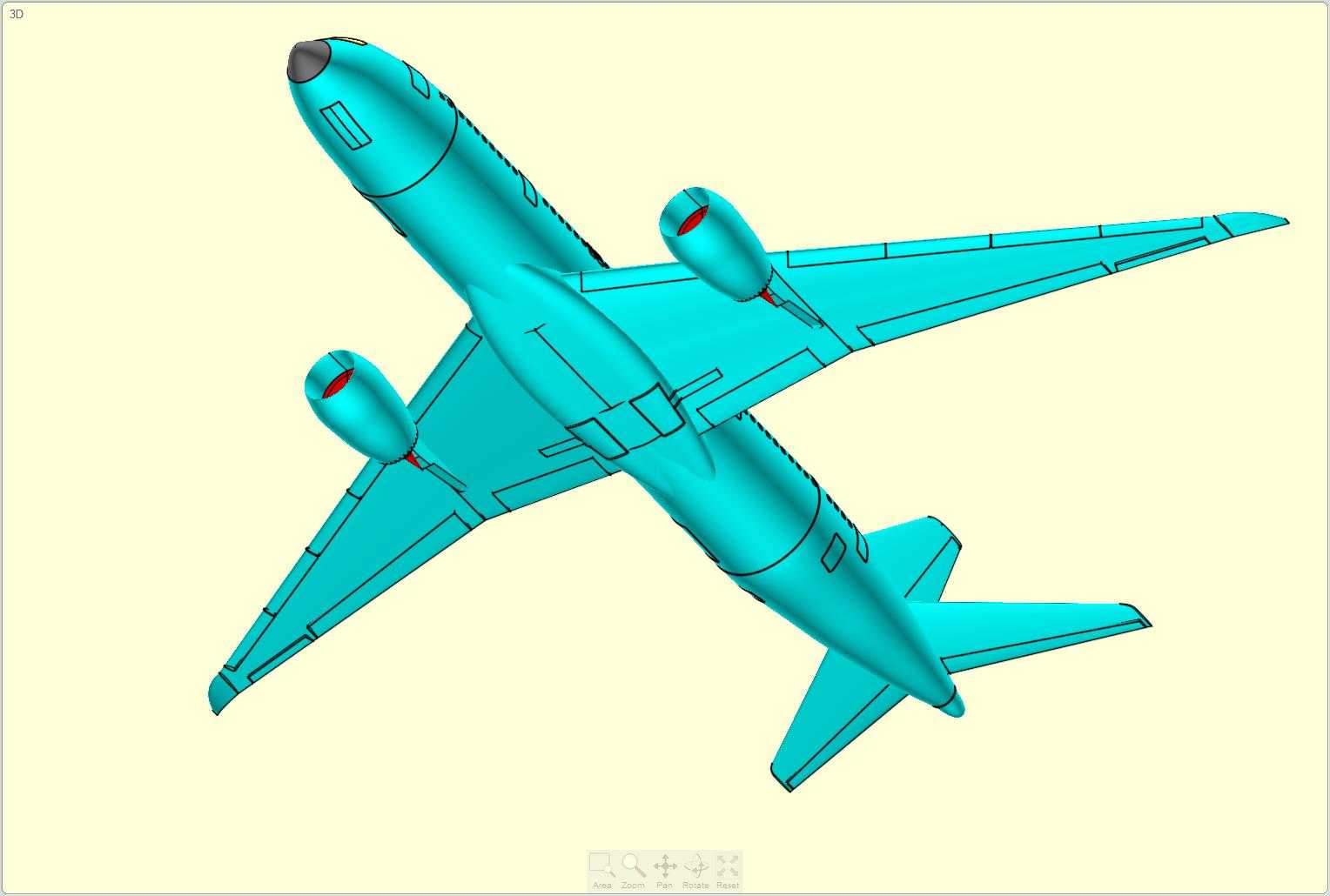 ����787-8�λ÷ɻ�ʵ��װ��ģ�ͣ����°棩