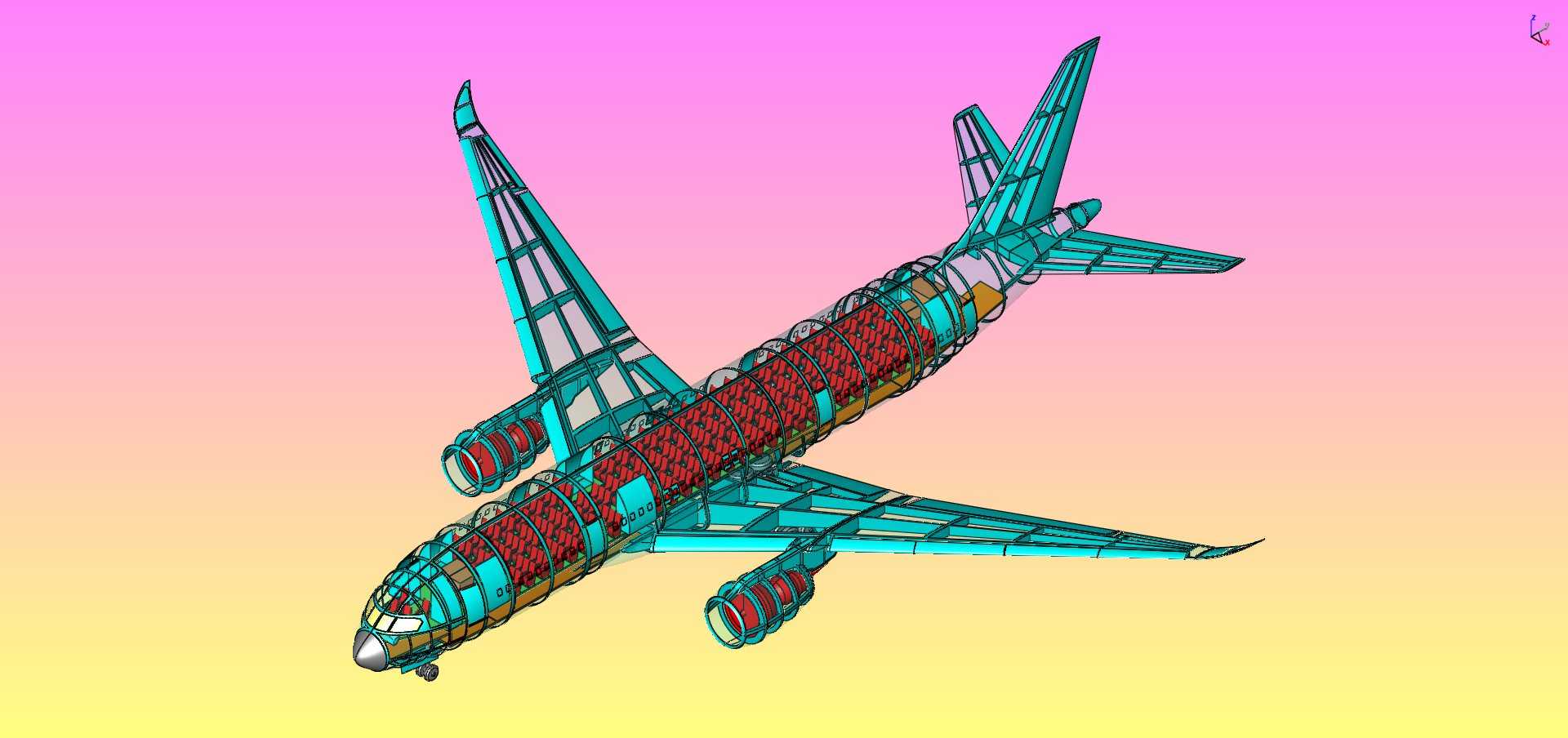 ����787-8�λ÷ɻ�ʵ��װ��ģ�ͣ����°棩