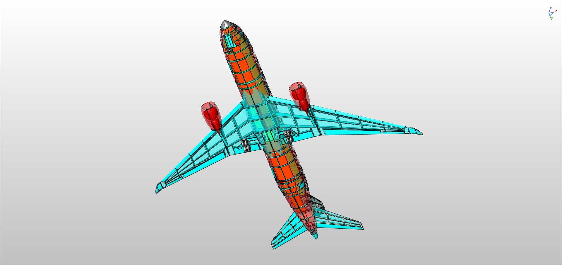 ����787-8�λ÷ɻ�ʵ��װ��ģ�ͣ����°棩