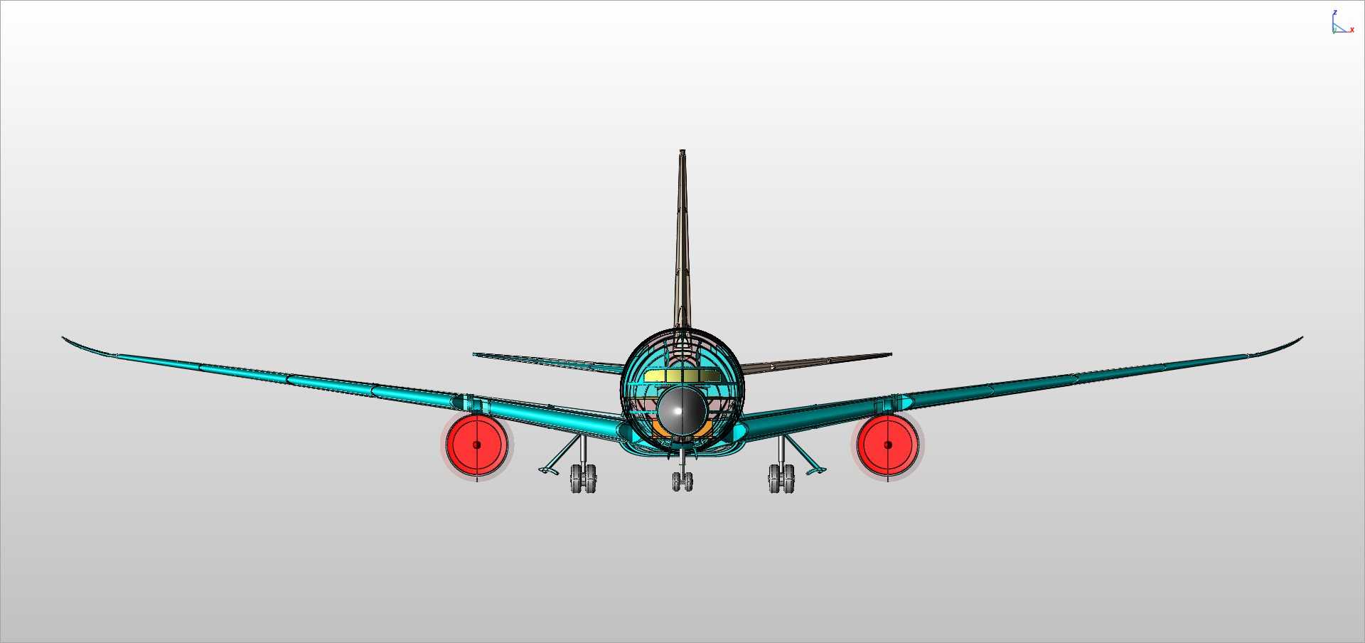 ����787-8�λ÷ɻ�ʵ��װ��ģ�ͣ����°棩