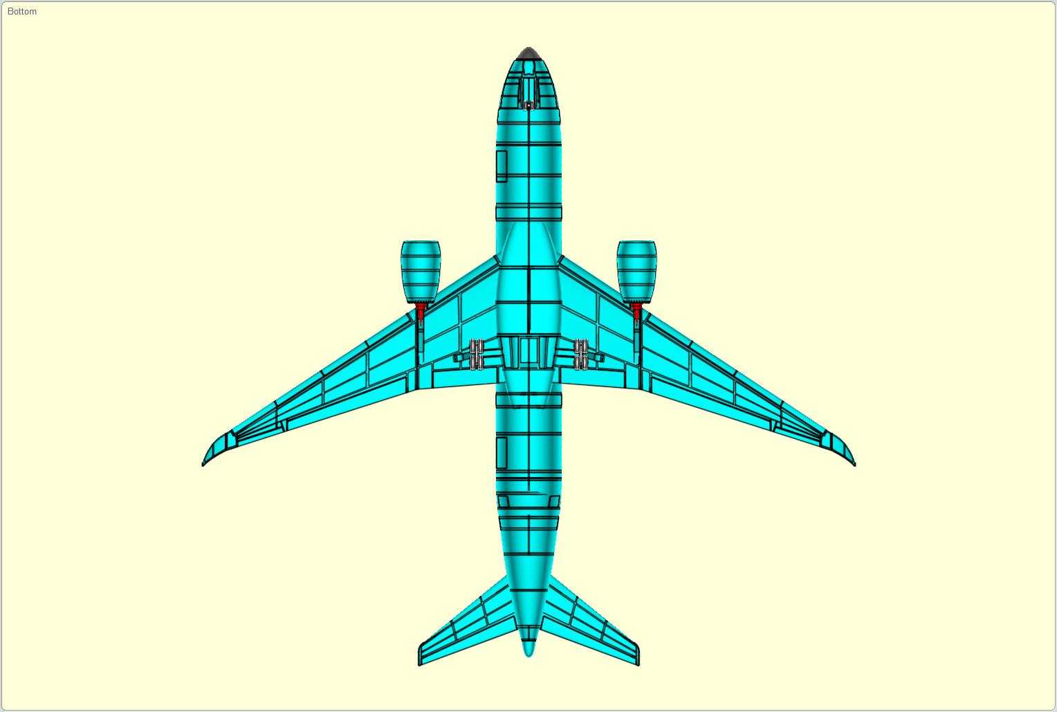 ����787-8�λ÷ɻ�ʵ��װ��ģ�ͣ����°棩