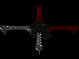 DJI Innovations火焰轮F-450四旋翼机机架