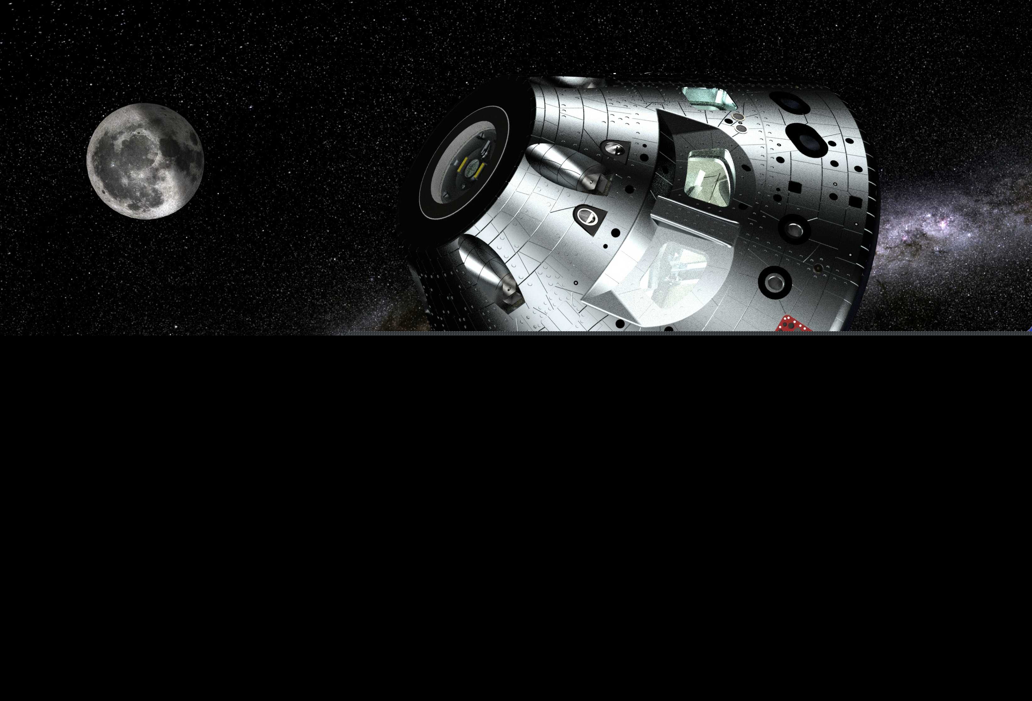 1:18比例-LM \“ARTEMIS-1 \”猎户座乘员舱