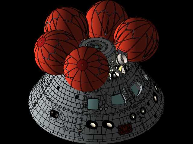 1:18比例-LM \“ARTEMIS-1 \”猎户座乘员舱