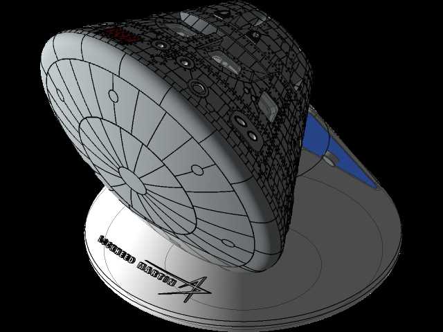 1:18比例-LM \“ARTEMIS-1 \”猎户座乘员舱