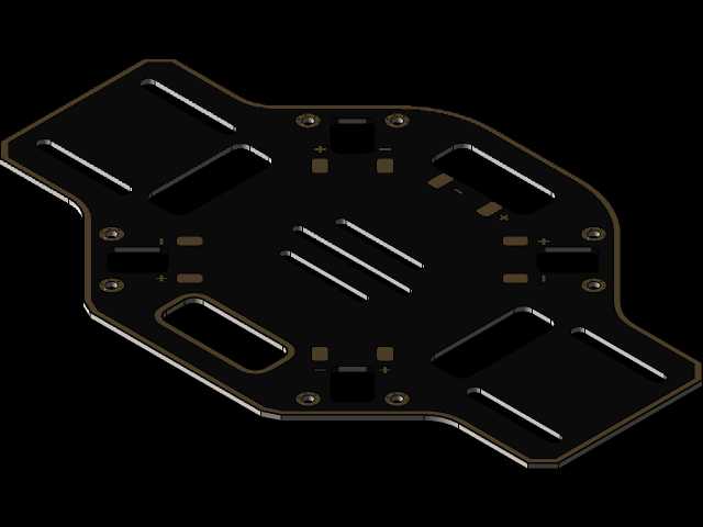 DJI Innovations火焰轮F-450四旋翼机机架