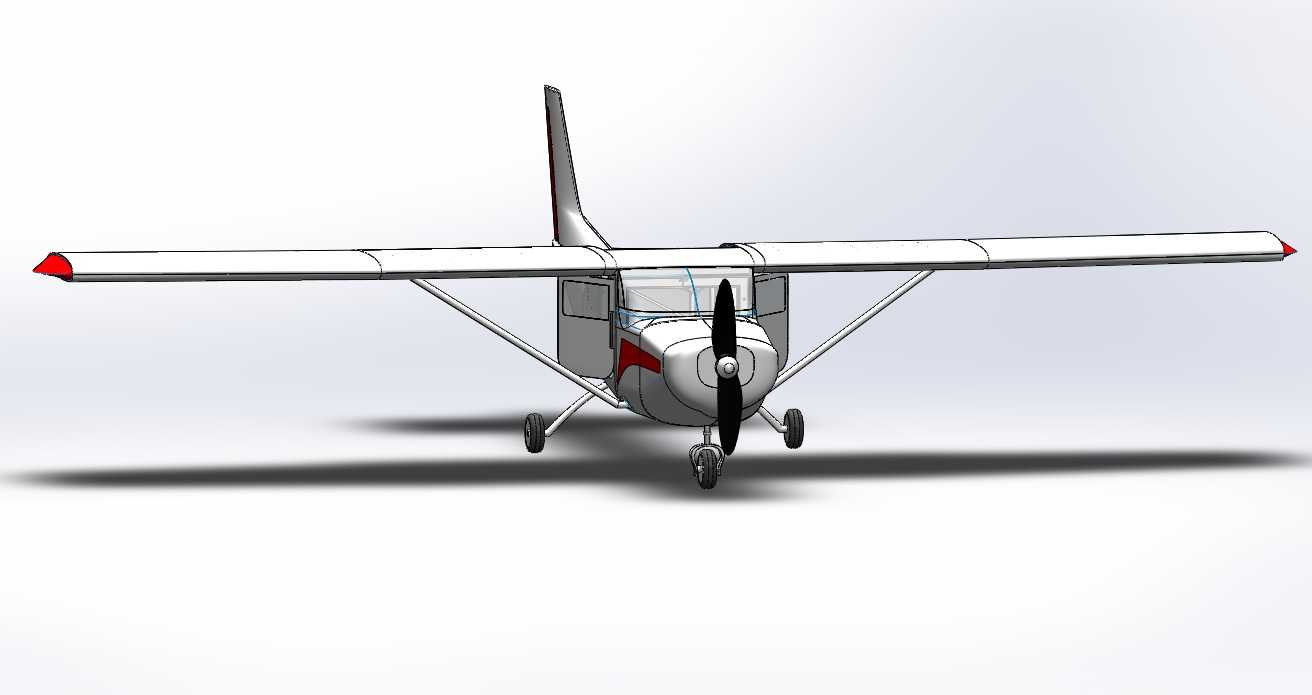 塞斯纳172详细Solidworks