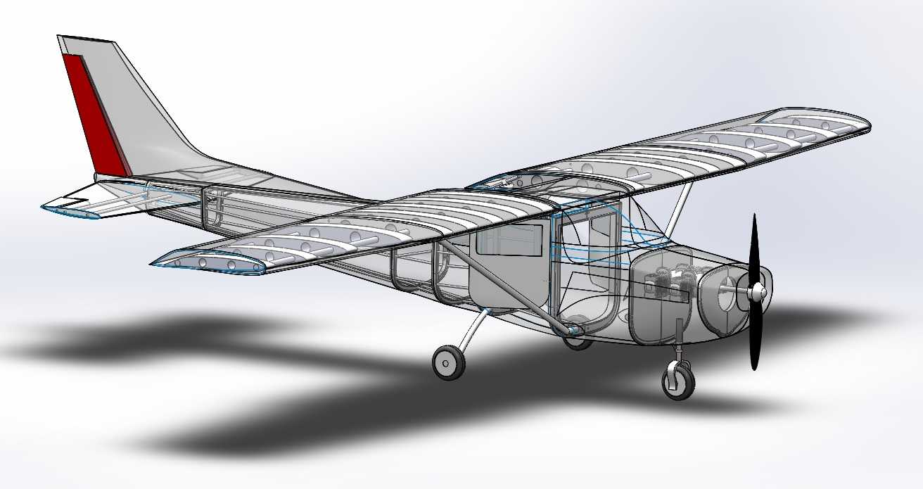 塞斯纳172详细Solidworks
