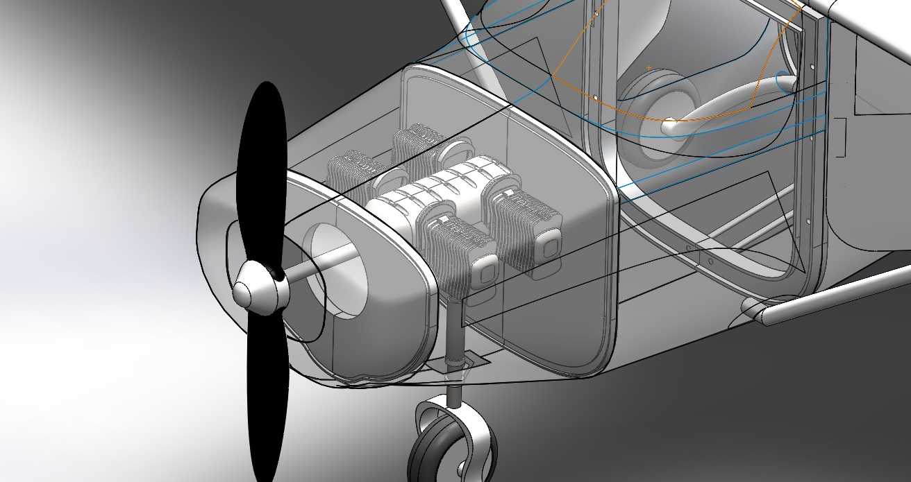 塞斯纳172详细Solidworks