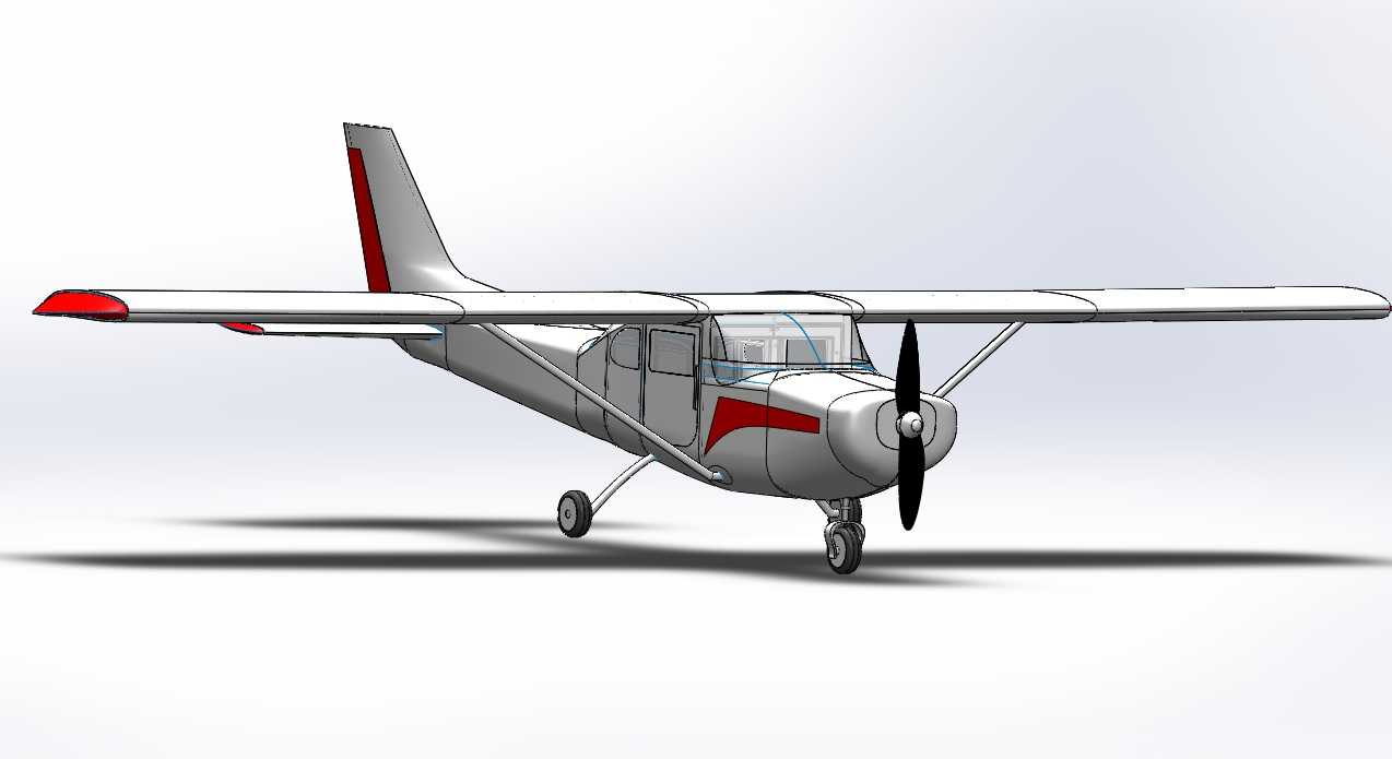 塞斯纳172详细Solidworks