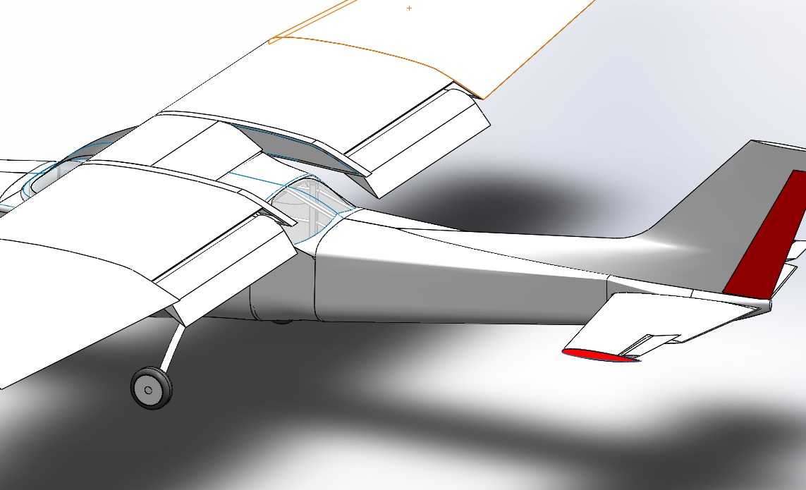 塞斯纳172详细Solidworks
