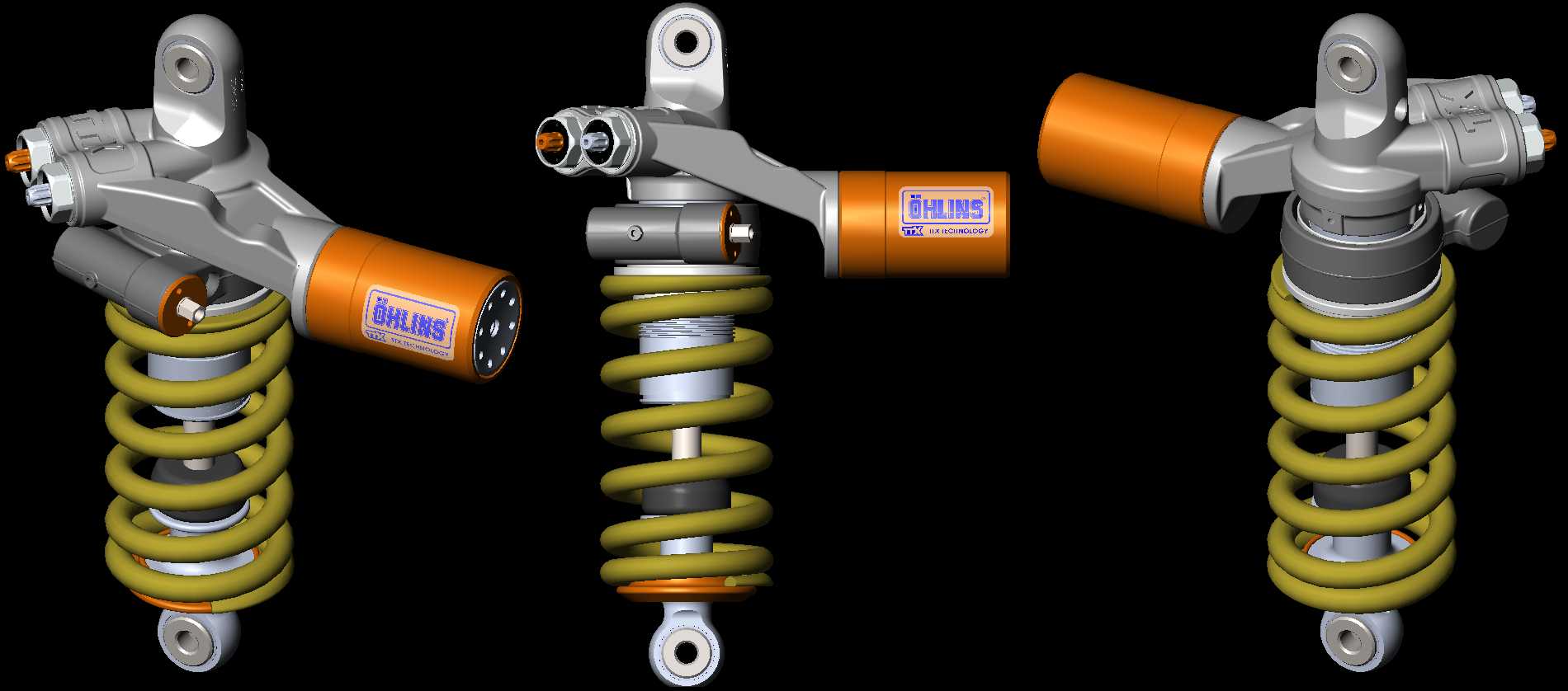 Ohlins DU362 TTX GP II冲击和轨道连接