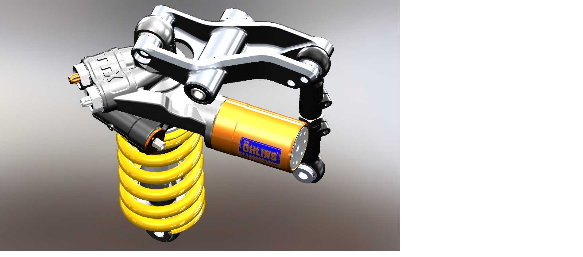 Ohlins DU362 TTX GP II冲击和轨道连接