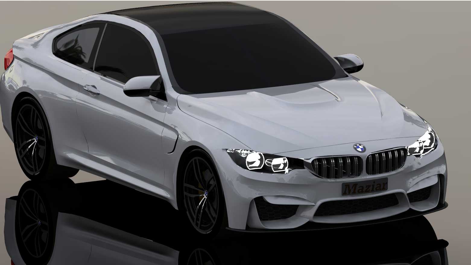 开始模拟3 M4车身