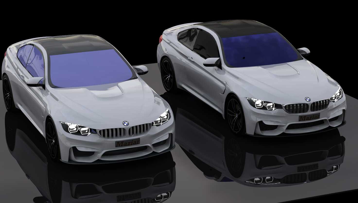 开始模拟3 M4车身