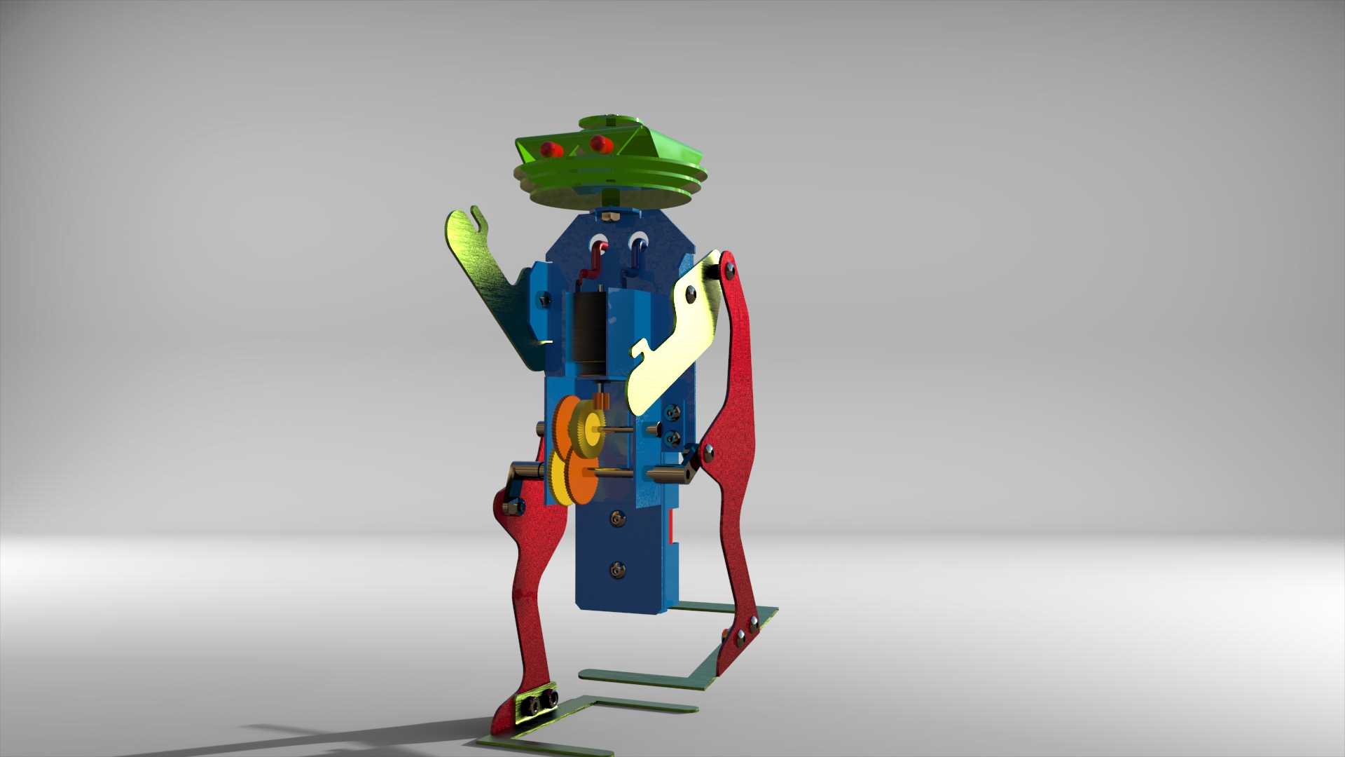 Solidworks中的人-机器人装配设计