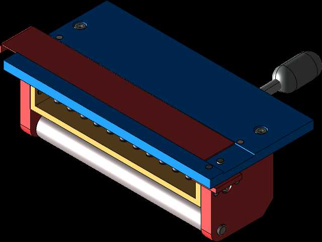 solidworks中的射孔机设计