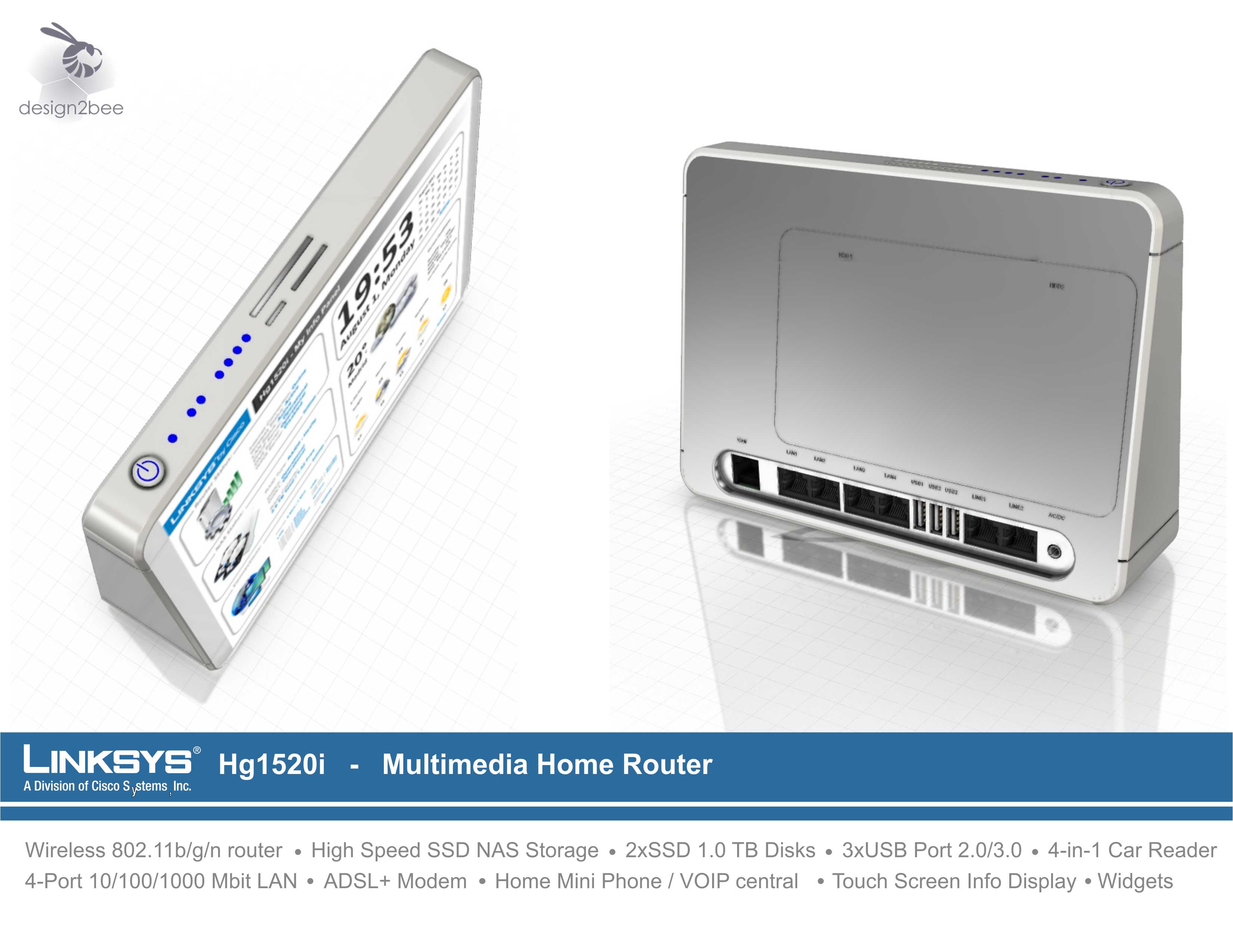 2011年设计研究-Linksys Hg1520i多媒体路由器