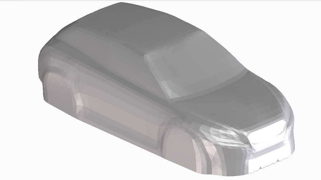 c30车身,用于3d印刷rc汽车底盘