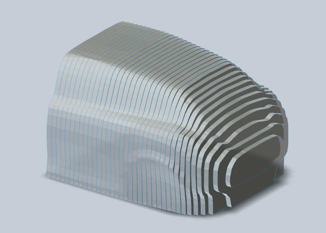 c30车身,用于3d印刷rc汽车底盘