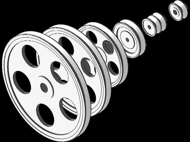Poleas Canal V de Aluminio��tipo A-B��