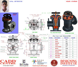 进料止回阀AUTOCAD Mechanical 2D+3D