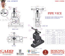 管道虎钳AUTOCAD Mechanical 2D+3D
