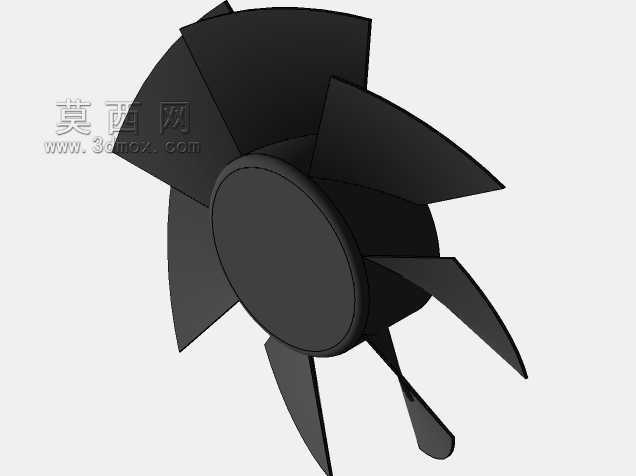 Solidworks流动模拟-径向弯曲风扇和轴流风扇之间的热沉分析