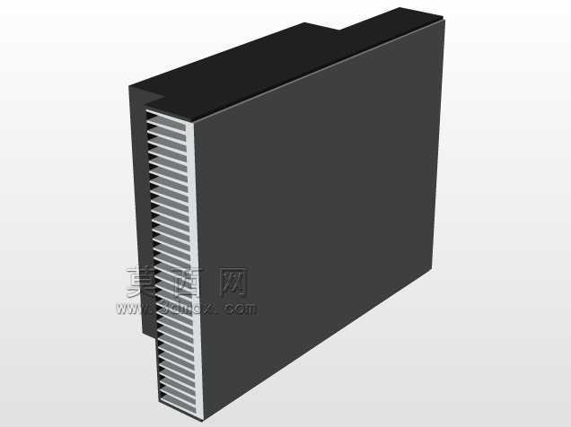 Solidworks流动模拟-径向弯曲风扇和轴流风扇之间的热沉分析
