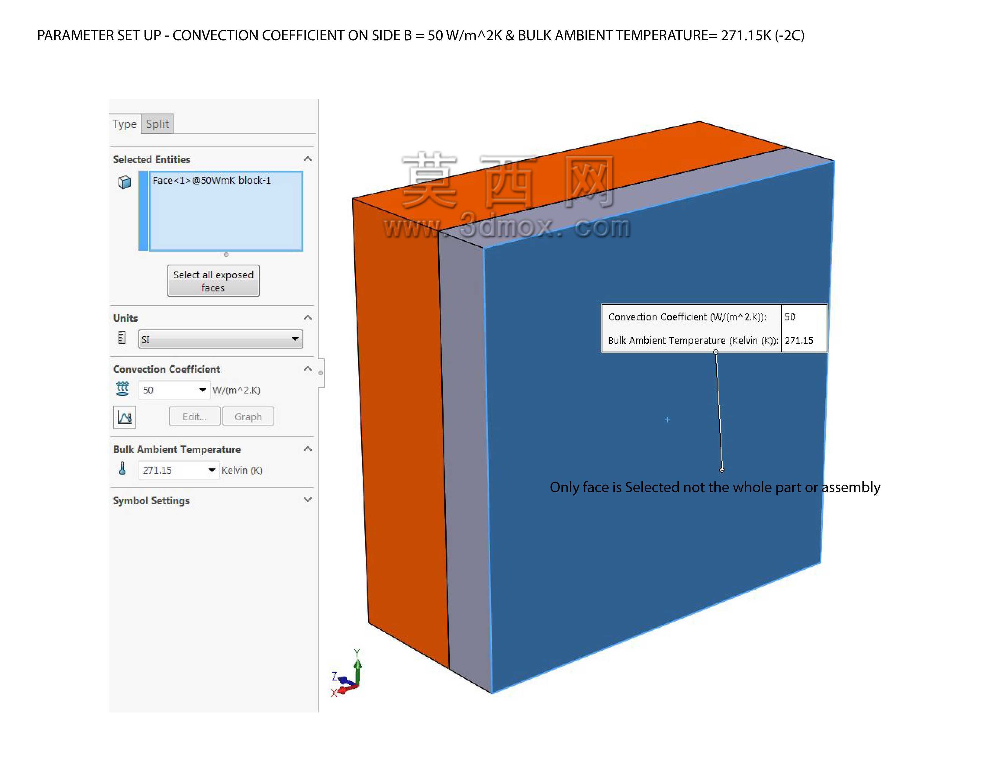 SolidWorks模拟-复合墙体稳态导热