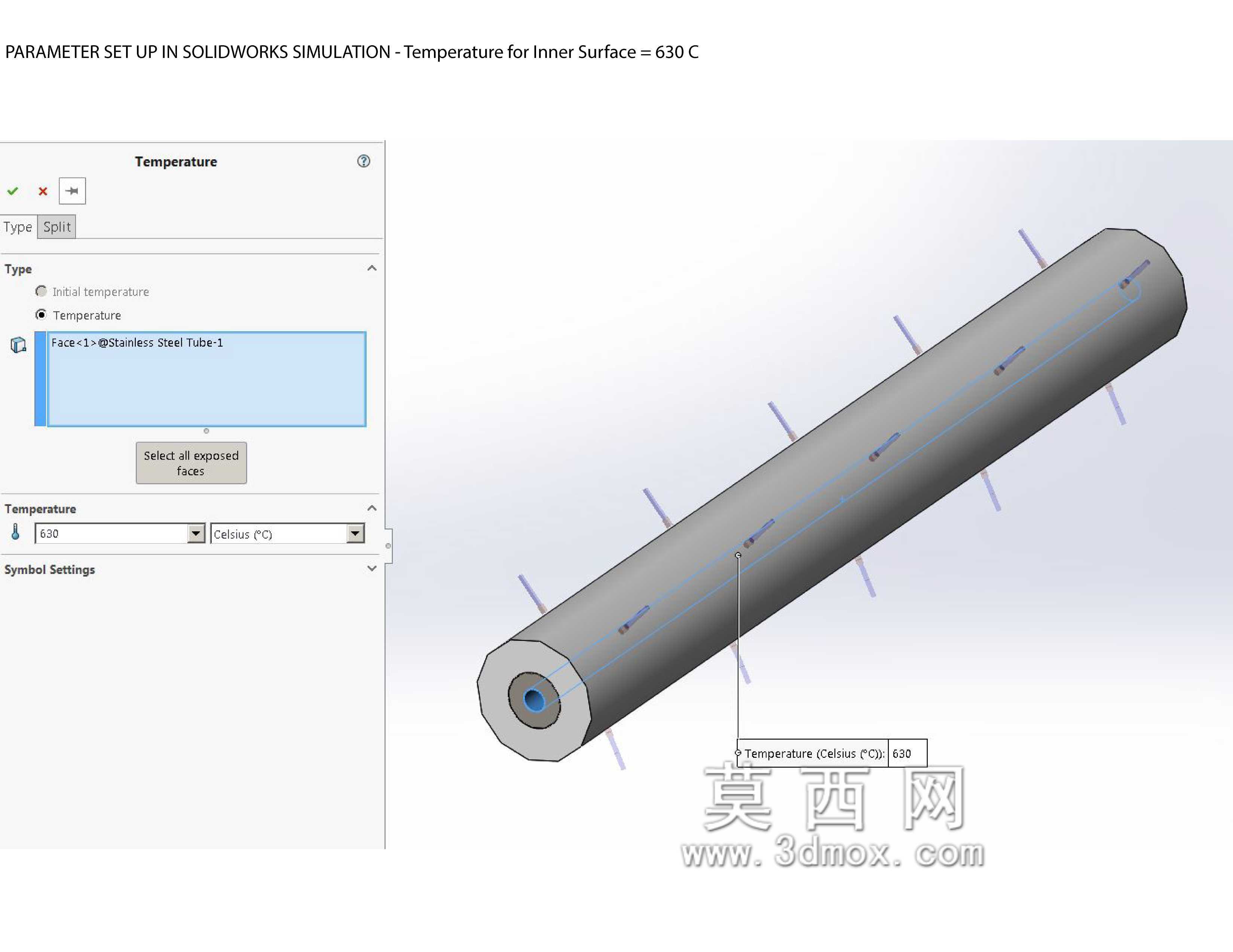 SolidWorksģ��-ͨ������Բ������Ե�ܵ���̬�ȴ���